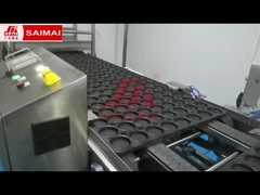 La chaîne de production de pain à couches, le gâteau à la moisissure, le gâteau à la tasse, le gâteau à la lune, le déposant de gâteaux, le déposant de biscuits,