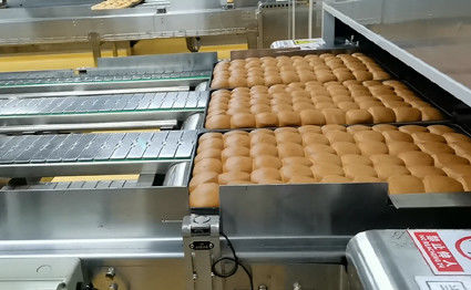 ISO9000 Turnkey PU Belt Continuous Automatic Bread Production Line