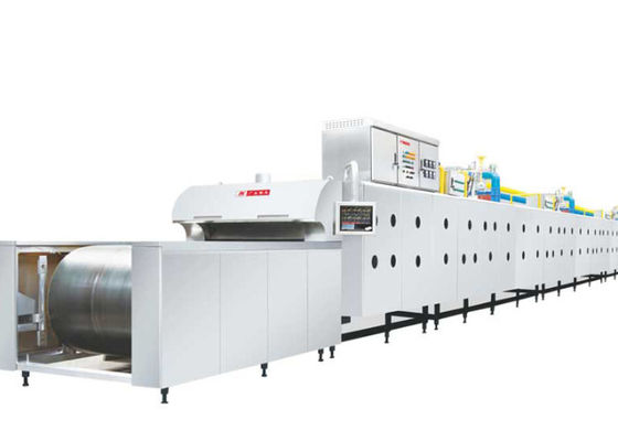 Croissant de biscuit de l'acier 380V 50Hz de l'angle 50*50 faisant le four cuire au four tunnel électrique